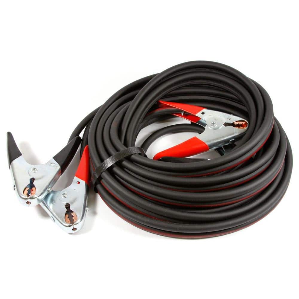 20 ft. 4-Gauge Twin Cable Heavy Duty Battery Jumper Cables - Hercitys