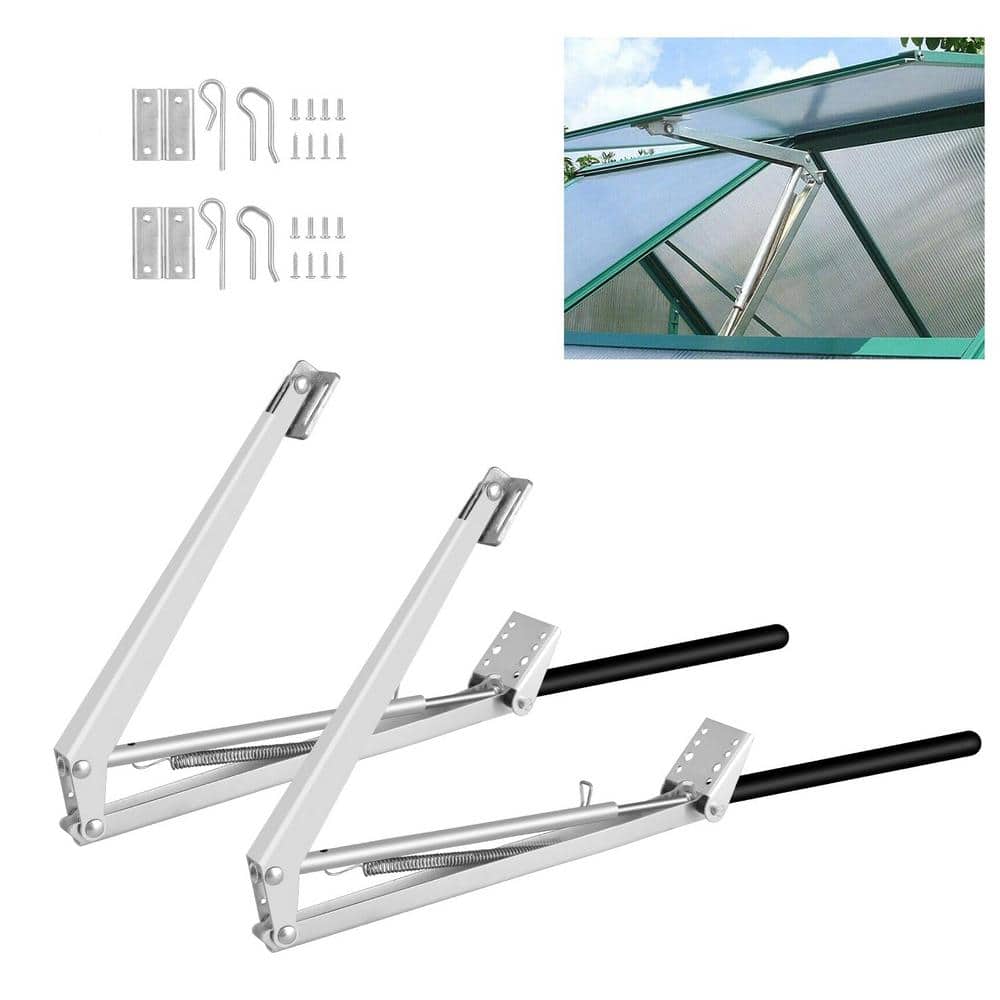 11 in. x 1.4 in. Greenhouse Vent Automatic Opener Solar Heat Sensitive, Auto Roof Vent Opener (2-Piece) - Hercitys