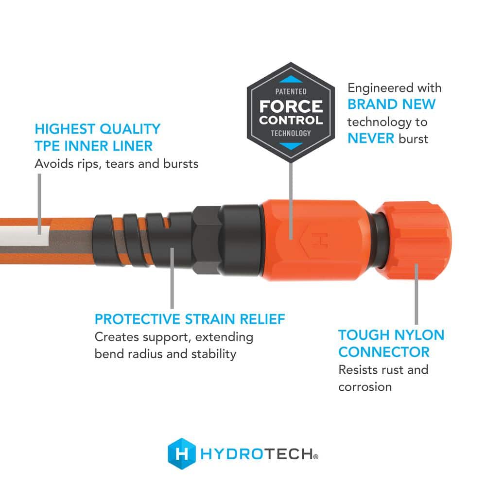 5/8 in. Dia x 75 ft. Flexible FlatJacket Garden Water Hose - Hercitys