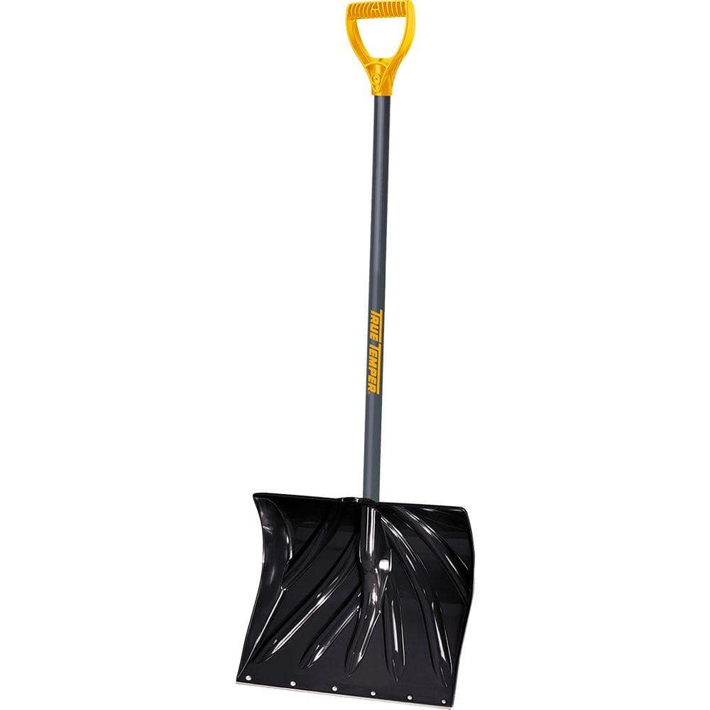 34.5 in. Steel Handle Plastic Blade Mountain Mover Snow Shovel - Hercitys