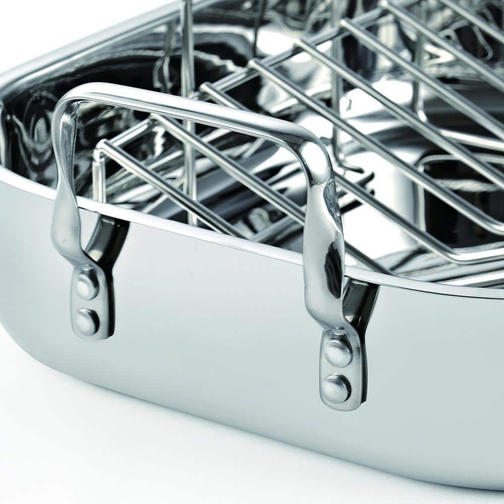 10 Qt. Stainless Steel Roasting Pan - Hercitys