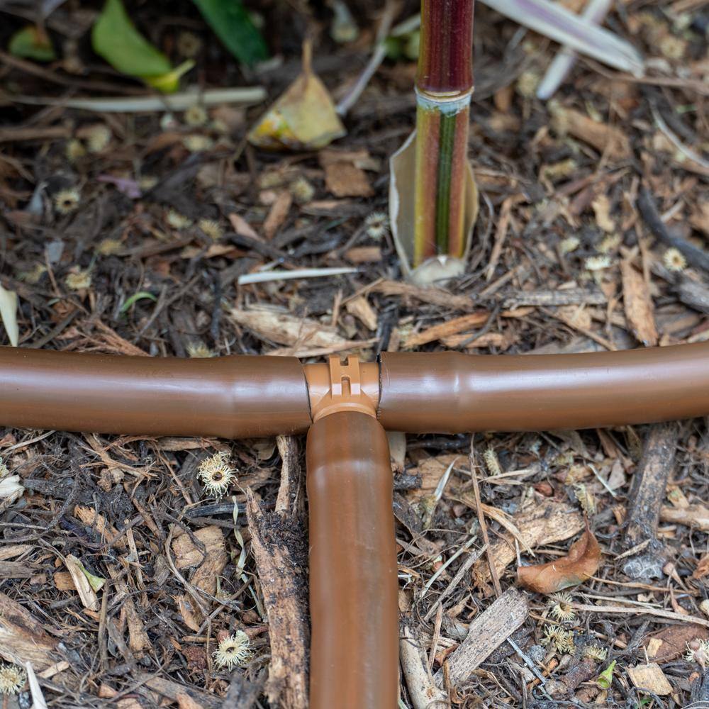 1/2 in. Barbed Tee, 600 in. ID, 17 mm, BRN (20-Pack) - Hercitys