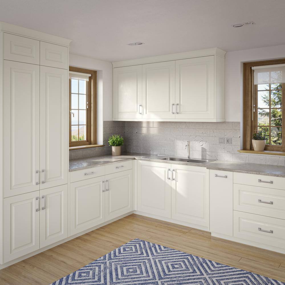 10-Pack Boise 3-1/2 in. (89 mm) Center-to-Center Traditional Satin Nickel Bar Drawer Pull - Hercitys