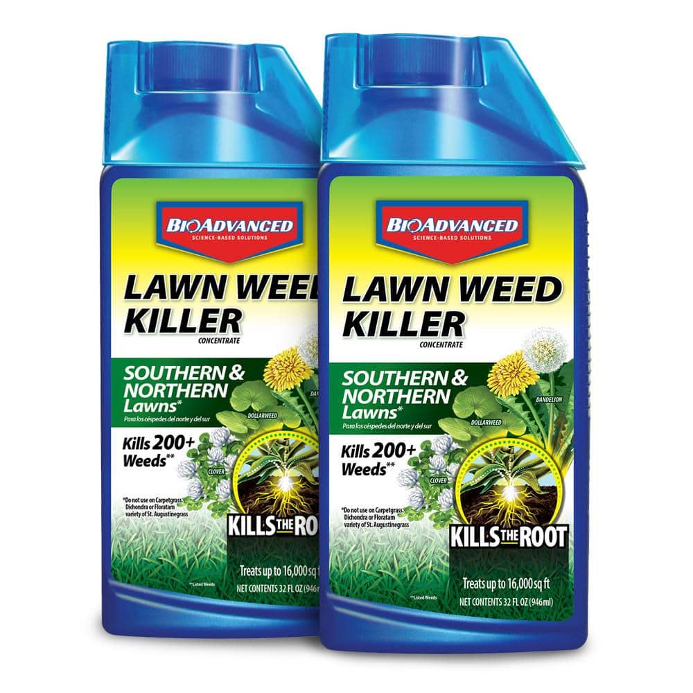 32 oz. Lawn Weed Killer Concentrate For Southern and Northern (2-Pack) - Hercitys