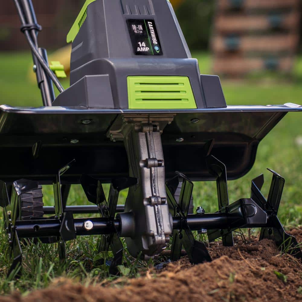 18 in. 14 Amp Electric Garden Tiller Cultivator - Hercitys