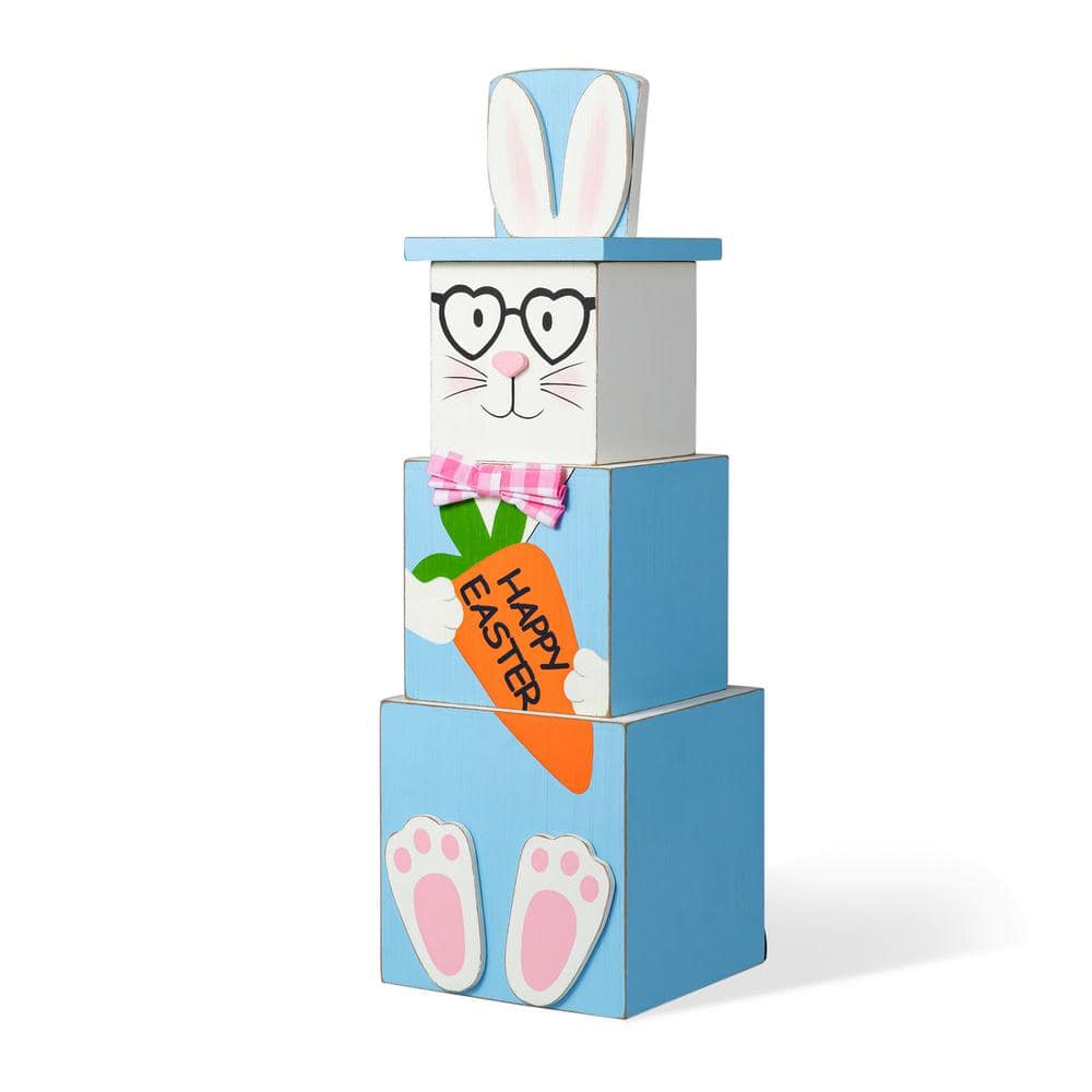 24 in. H Double Sided Wooden Porch Decor Easter and July 4th - Hercitys