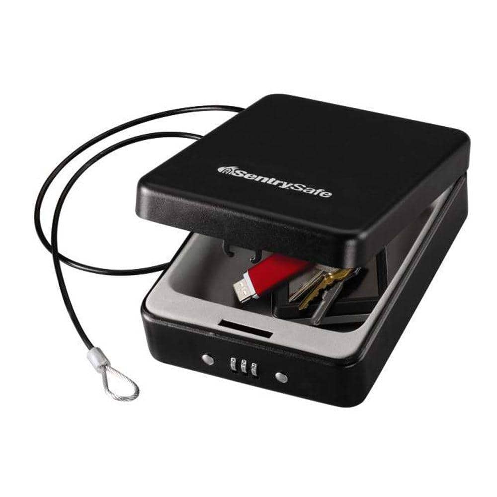 0.05 cu. ft. Portable Safe Box with Combination Lock - Hercitys