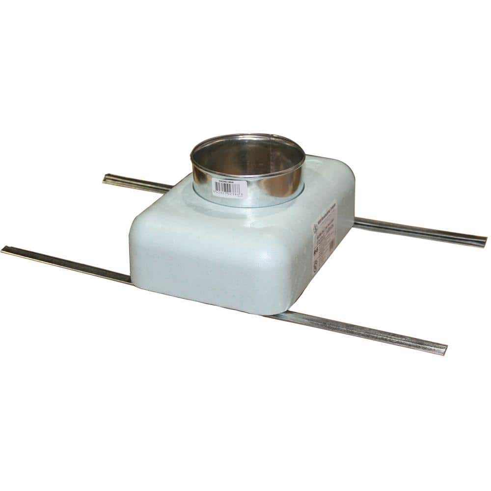 10 in. x 10 in. to 7 in. Pre-Sealed and Pre-Insulated R-6 Register Box - Hercitys