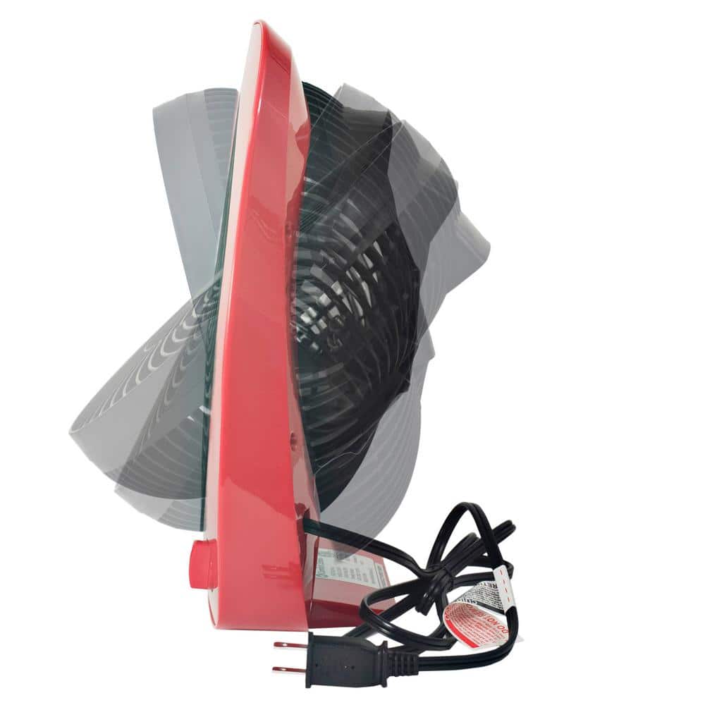 10 in. 3-Speed Turbo Table Fan with Rotary Control - Hercitys