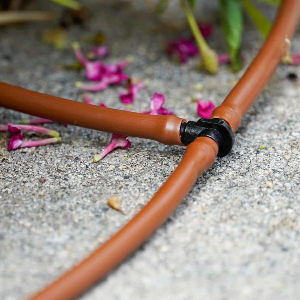 1/4 in. x 100 ft. Poly Flex Micro Tubing Roll, Brown - Hercitys