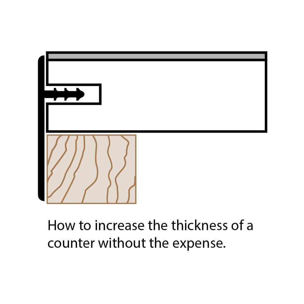 1-1/4 in. Dove grey Flexible Polyethylene Offset Barb Bumper Tee Moulding Edging 25 foot long Coil - Hercitys