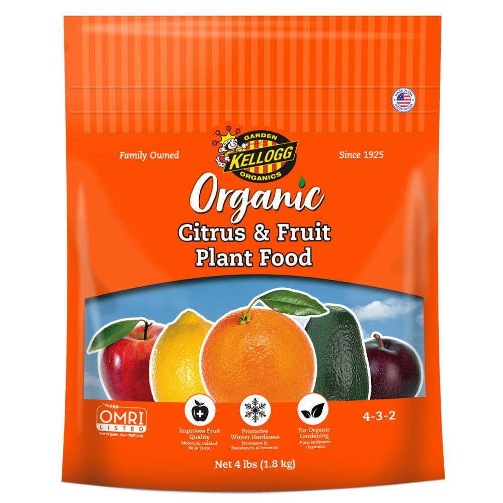 4.0 lbs. Organic Citrus and Fruit Plant Food, OMRI Listed - Hercitys