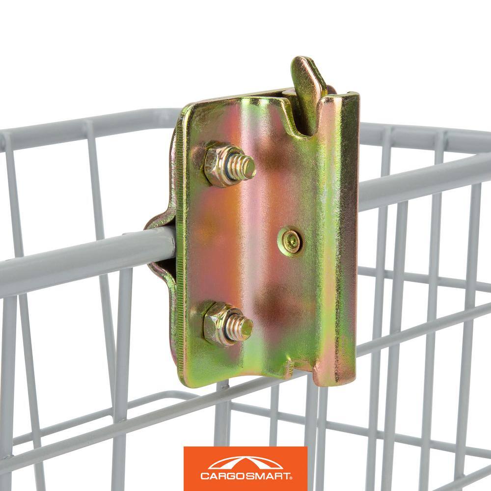 12 in. W x 6 in. H Small Steel Track Basket - Hercitys