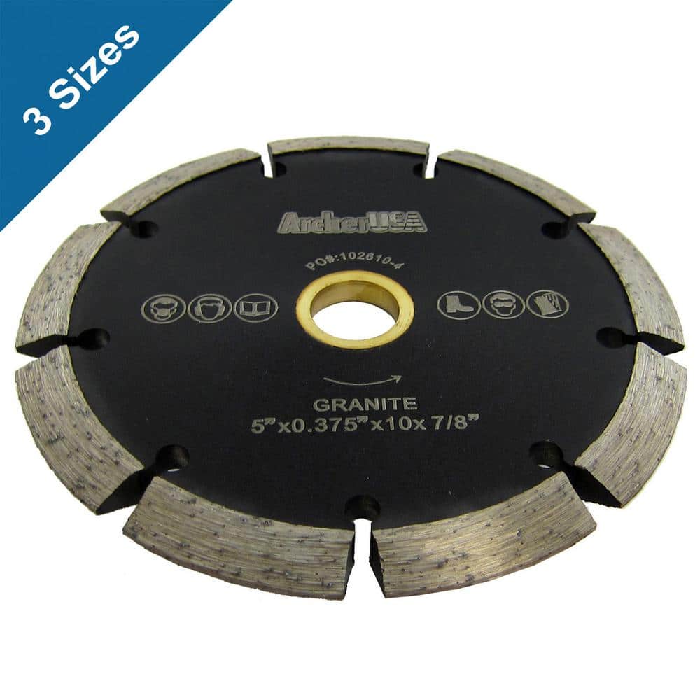 5 in. Crack Chaser Diamond Blade for Concrete Repair - Hercitys