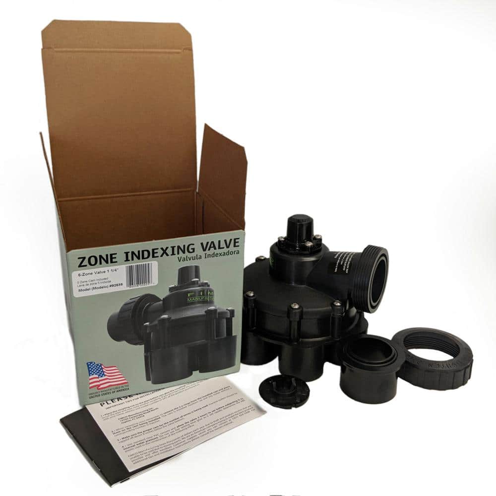 1-1/4 in. Standard 6 Outlet Indexing Valve with 5 and 6 Zone Cams - Hercitys