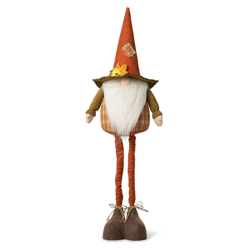 39 in. H Telescoped Fabric Fall Gnome Standing Decor - Hercitys