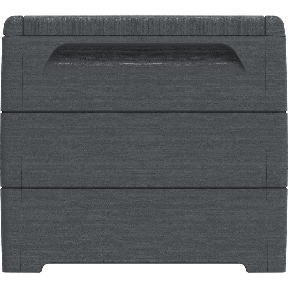 110 Gal. Cedar Grain Deck Box Gray - Hercitys