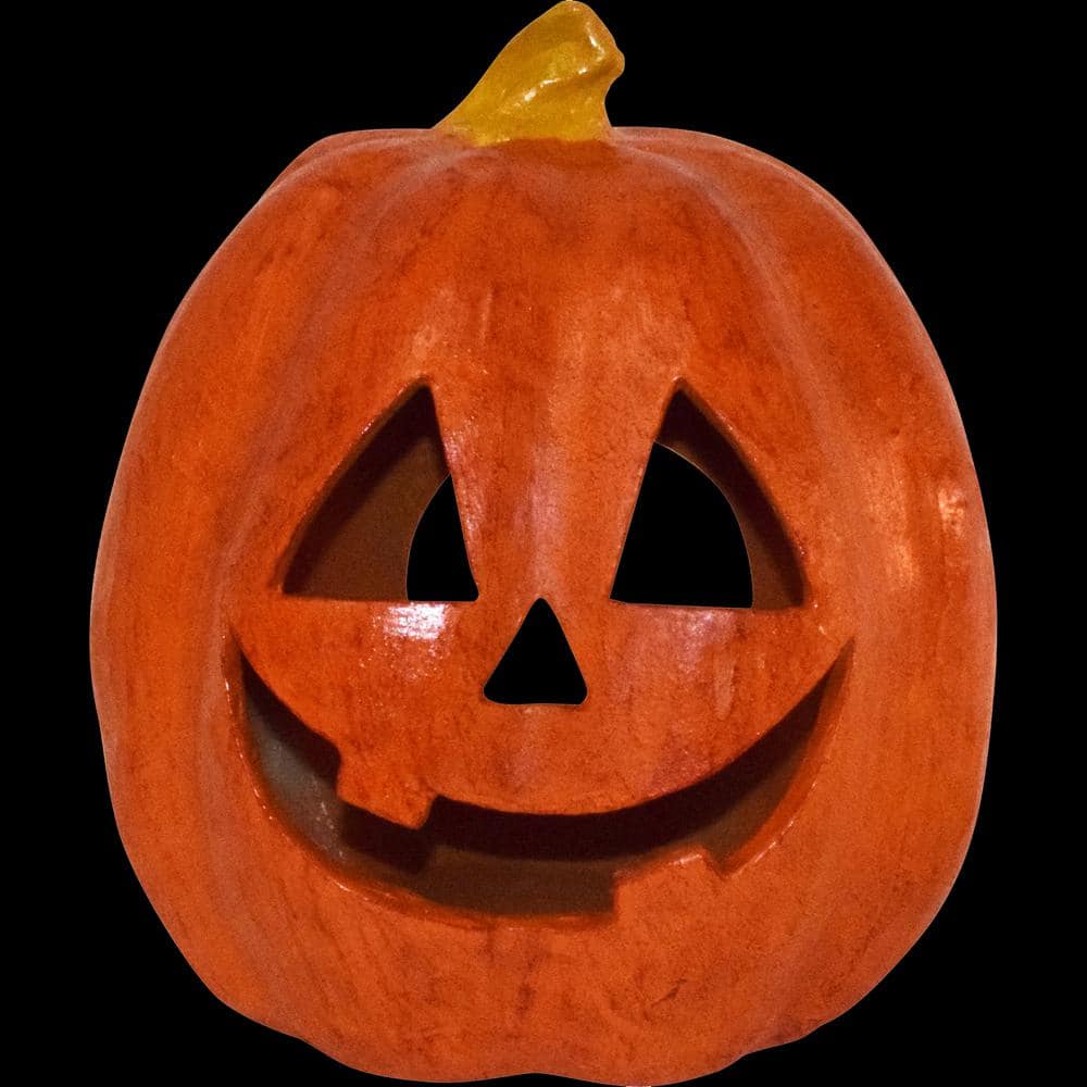 11 in. Dia Halloween Tabletop Jack-O-Lantern, Orange - Hercitys