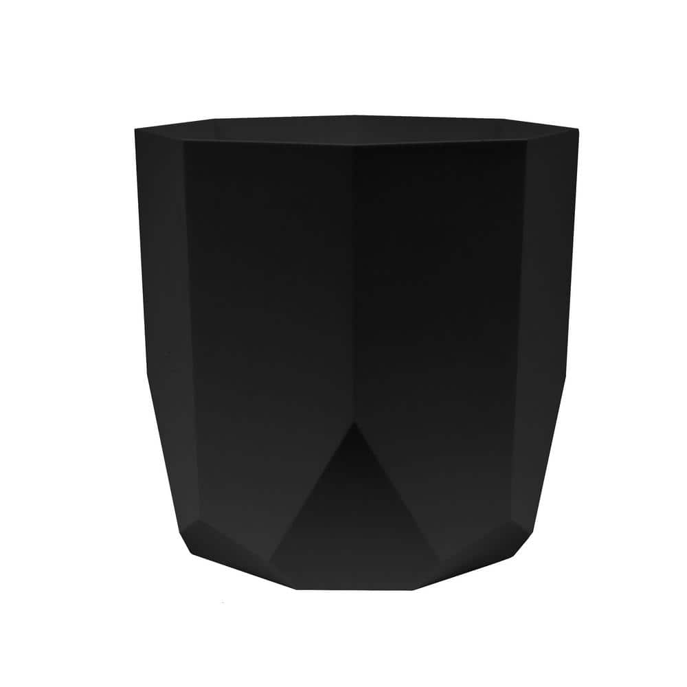 10 in. Tuxton Resin Black Planter - Hercitys