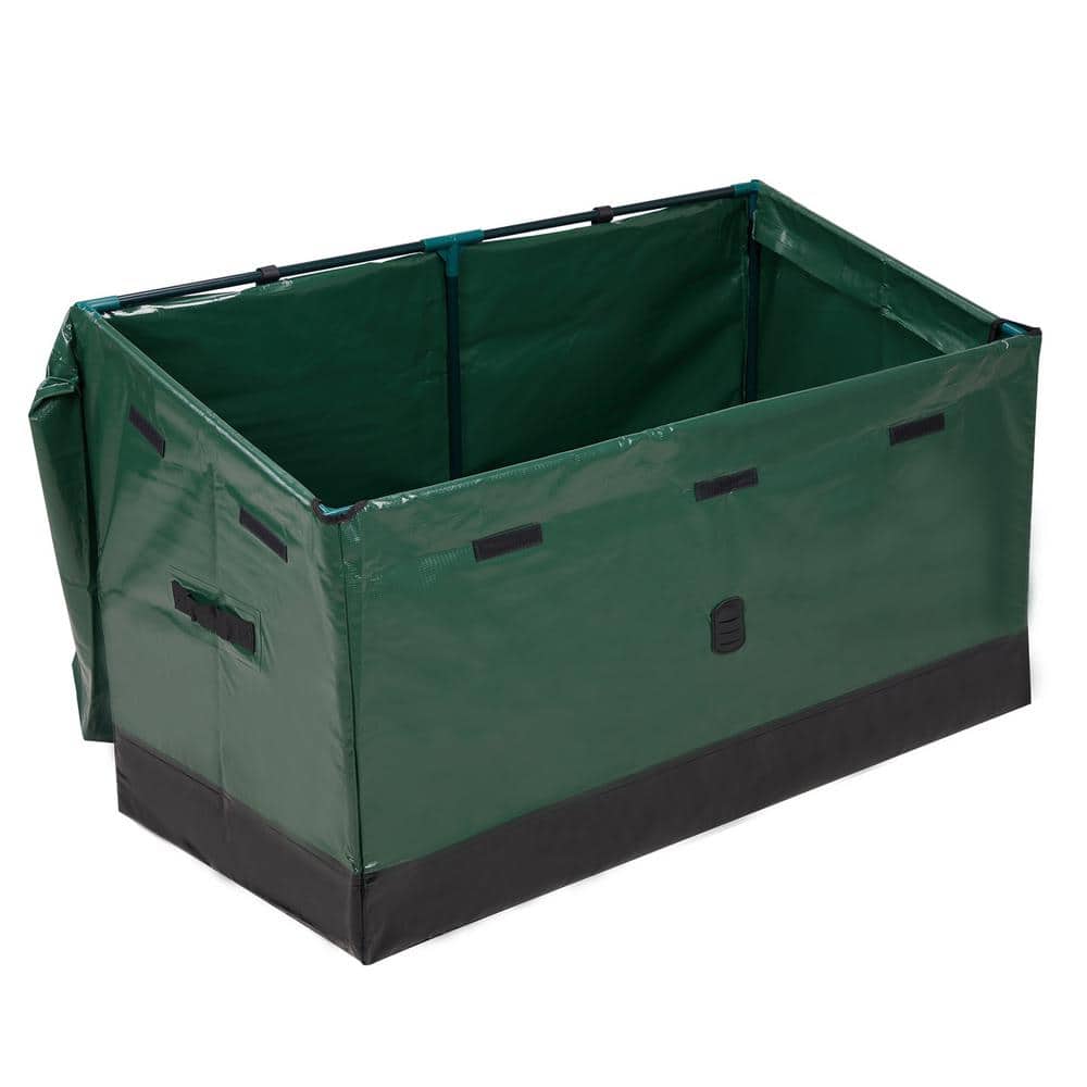 130 Gal. Portable Waterproof Green PVC Deck Box - Hercitys