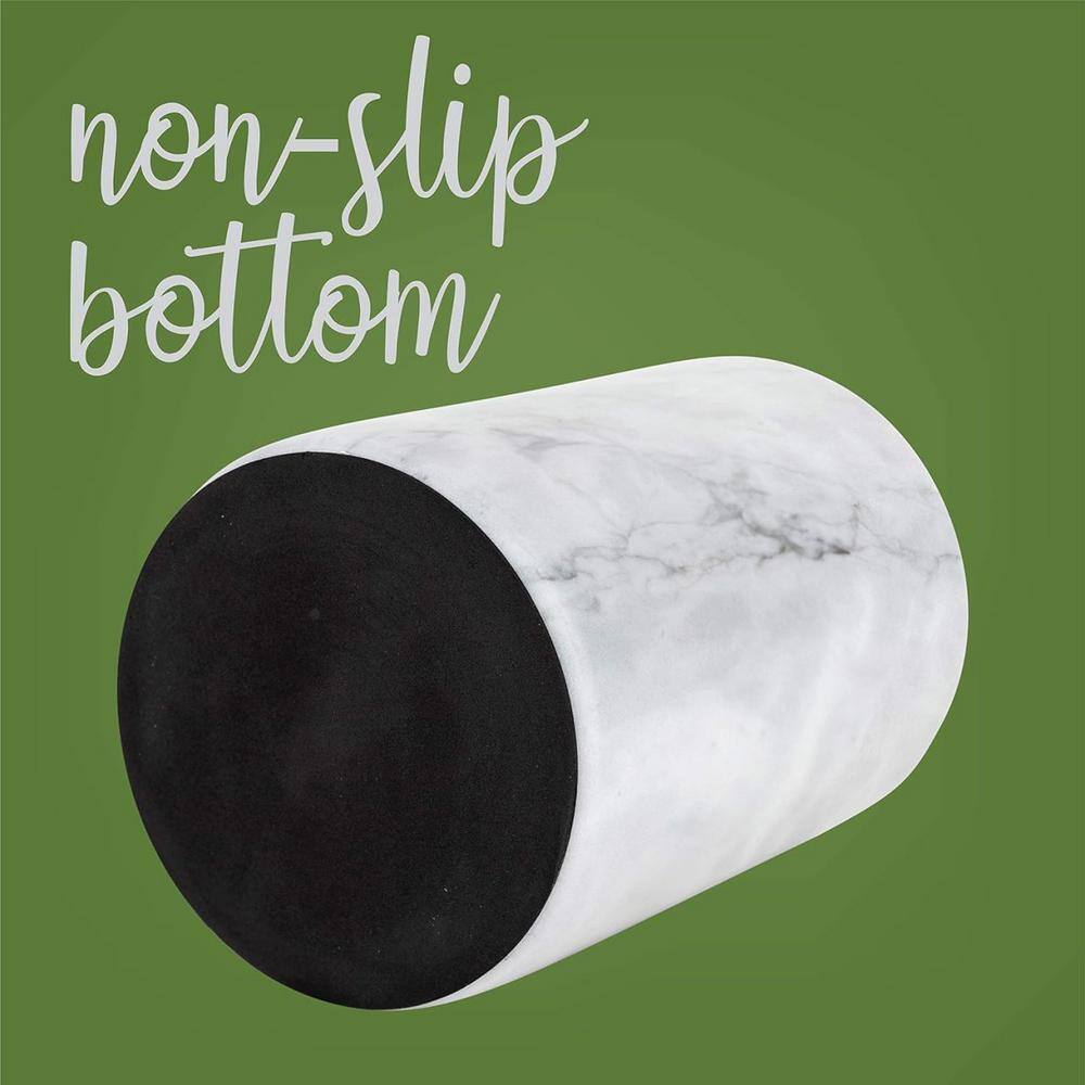 0.79 Qt. Marble Wine Chiller-1-Bottle Capacity-White-Stone-Kitchen Cooler - Hercitys