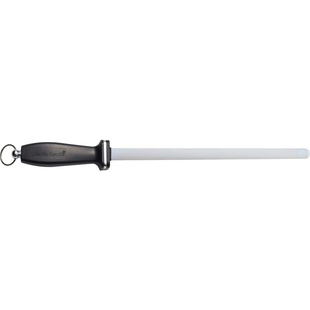 17 in. Impact-Resistant White Ceramic Rod with 2-Stripes and Plastic Handle - Hercitys
