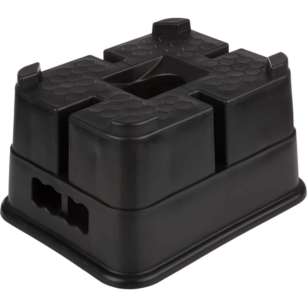 15,000 lbs. Capacity RV Leveling Blocks – Heavy Duty Recycled Plastic Jack Stand – RV Accessories and Camper Essentials - Hercitys