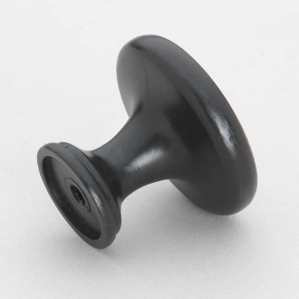 1-1/4 in. Dia Oil Rubbed Bronze Classic Round Ring Cabinet Knob (10-Pack) - Hercitys