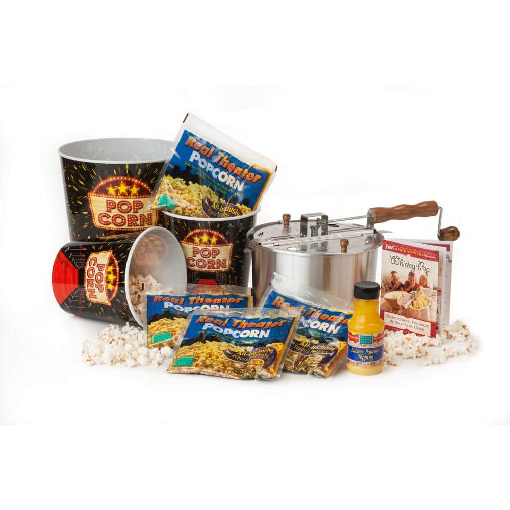 10-Piece Aluminum Popcorn Popper Set - Hercitys