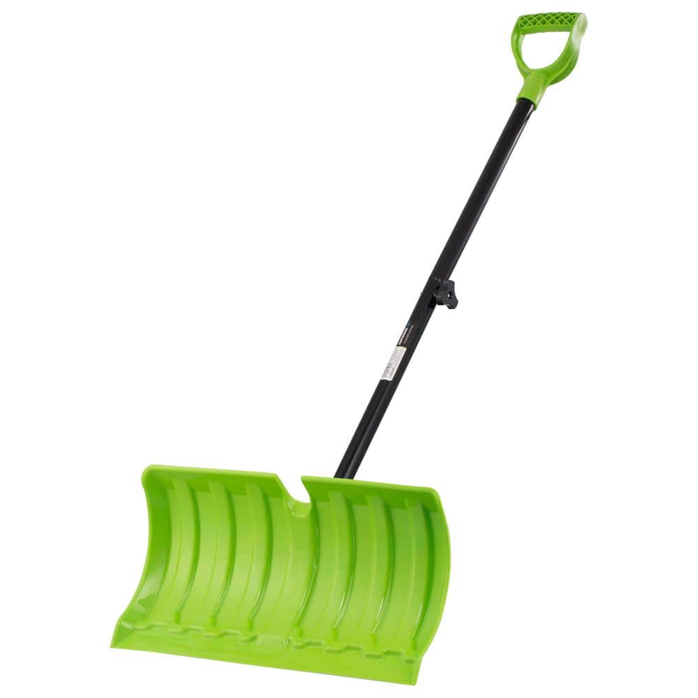 21 in. Blade, 35 in. Handle, Snow Pusher Shovel - Hercitys