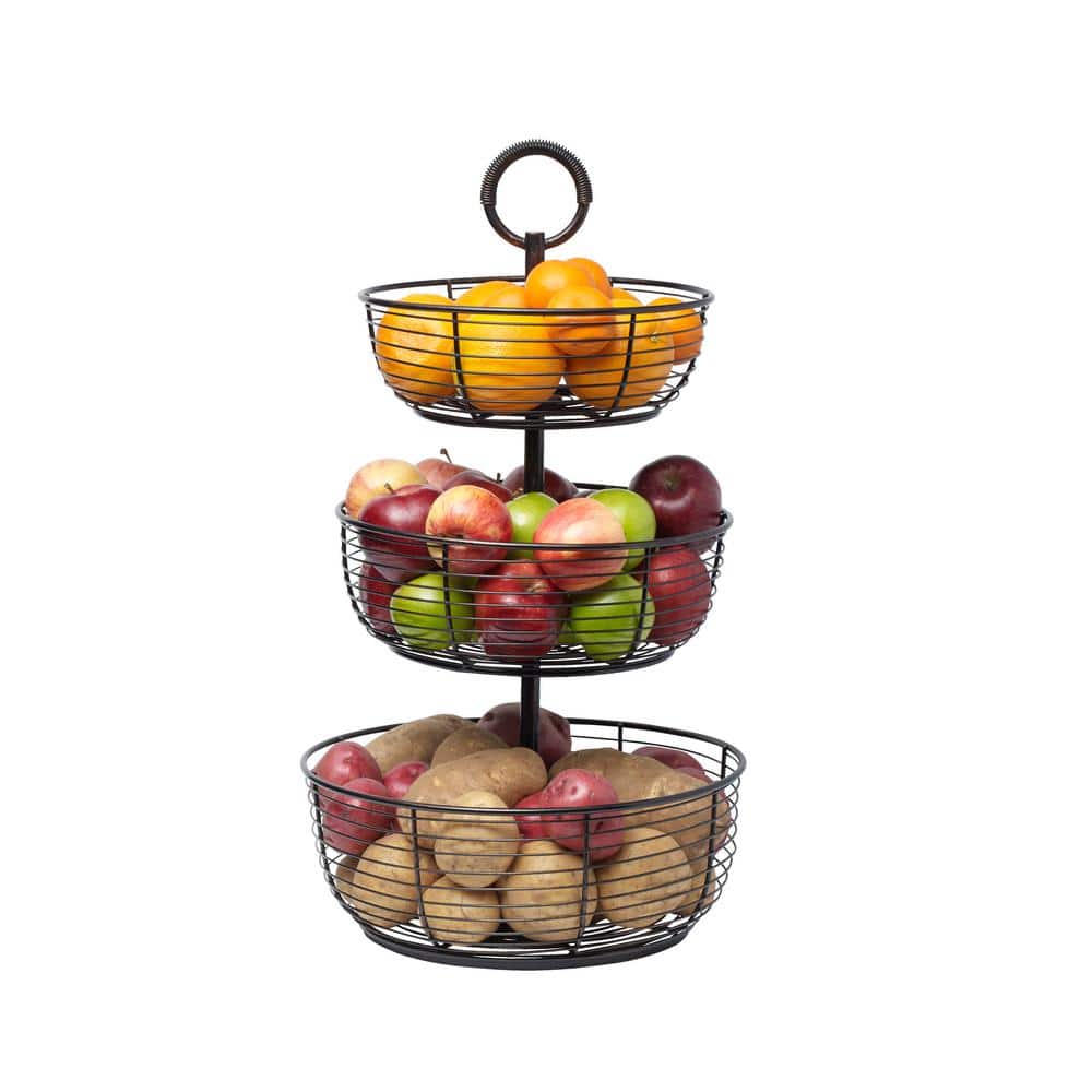 3-Tier Round Wrap Basket - Hercitys