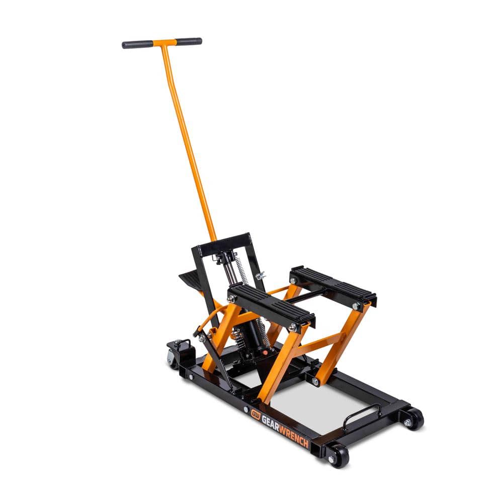 1500 lbs. ATV/Motorcycle Floor Jack with Foot Pedal Lift - Hercitys