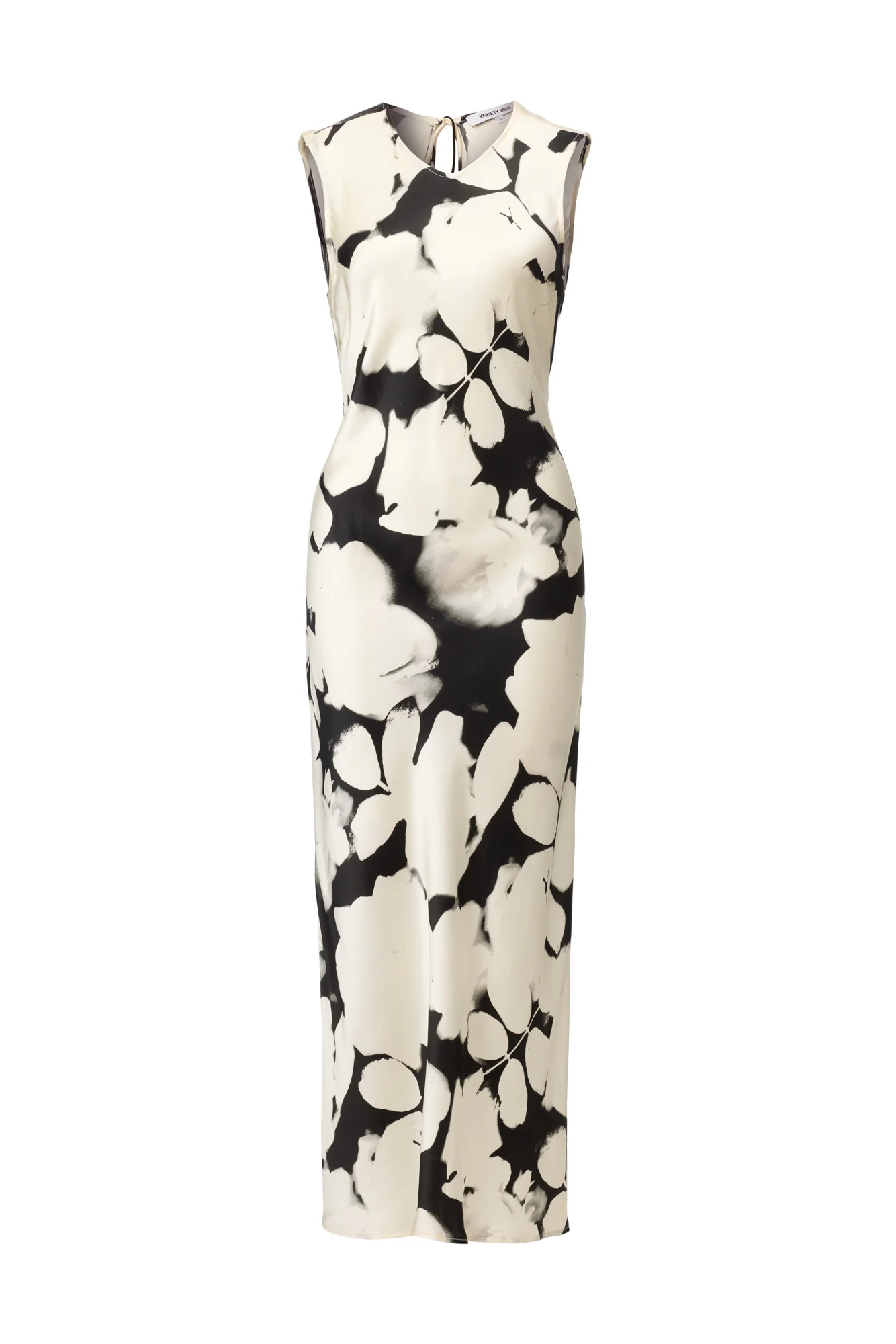 SILK BIAS DRESS - THANK YOU ROSES - Hercitys