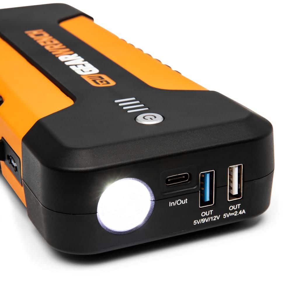 2500A 12-Volt Lithium Battery Jump Starter and Powerbank - Hercitys