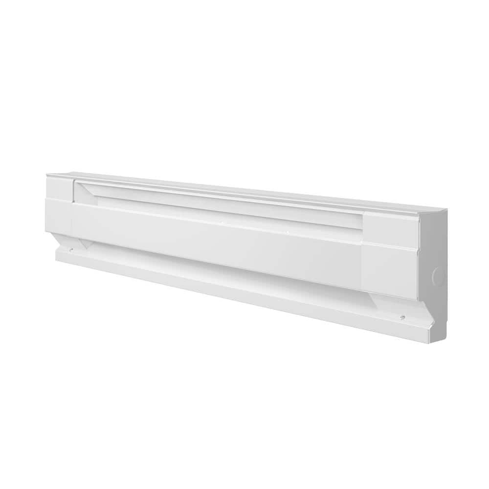 36 in. 240/208-volt 750/563-watt Electric Baseboard Heater in White - Hercitys
