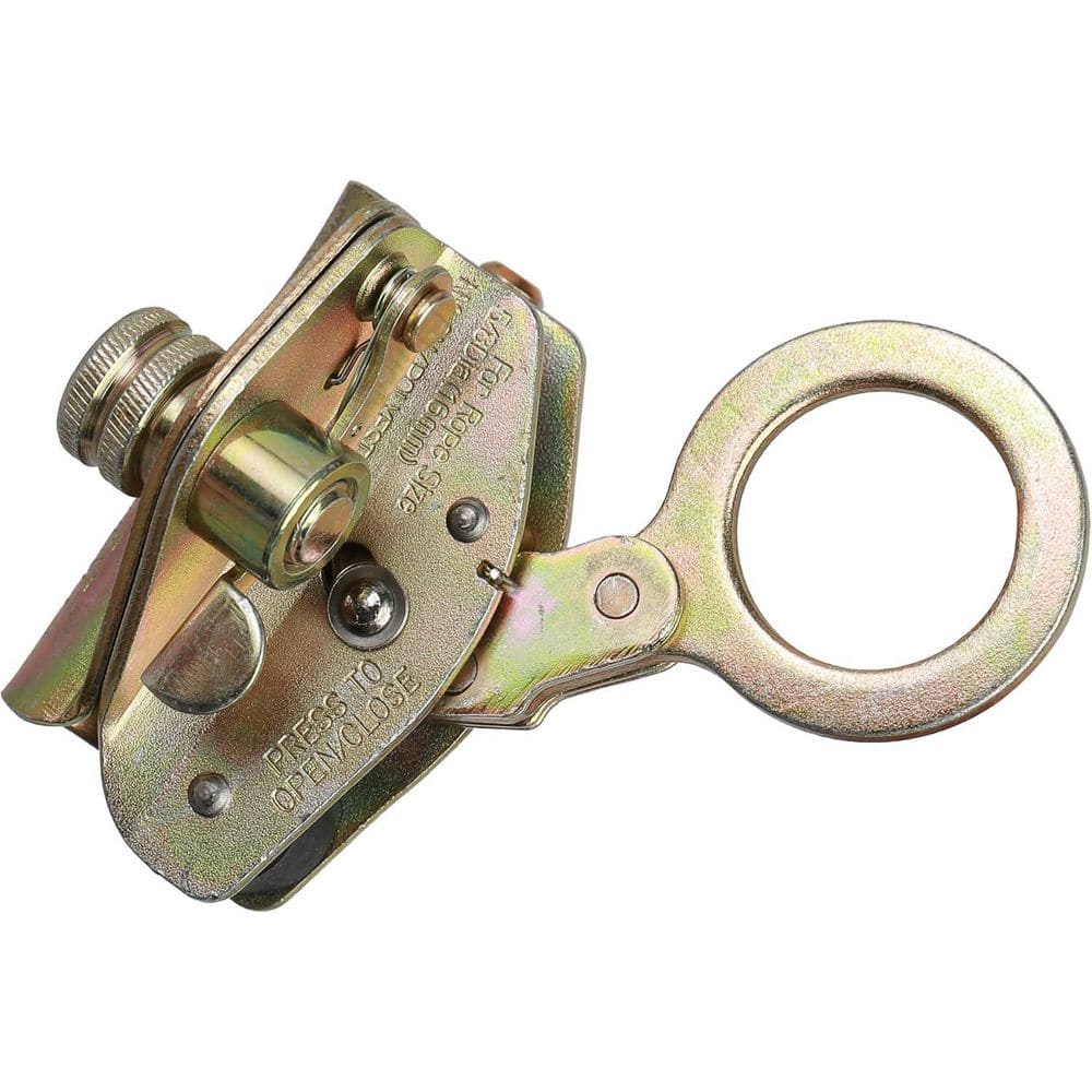 0.62 ft. Auto Locking Rope Grab Fall Protection Device Retractable Lifeline with Double Lock Mechanism for Climbing - Hercitys