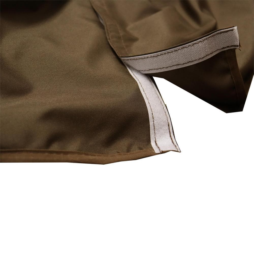 10 ft. x 12 ft. Patio Double Gazebo Roof, Gazebo Cover with Vents, Replacement Top Only (Beige) - Hercitys