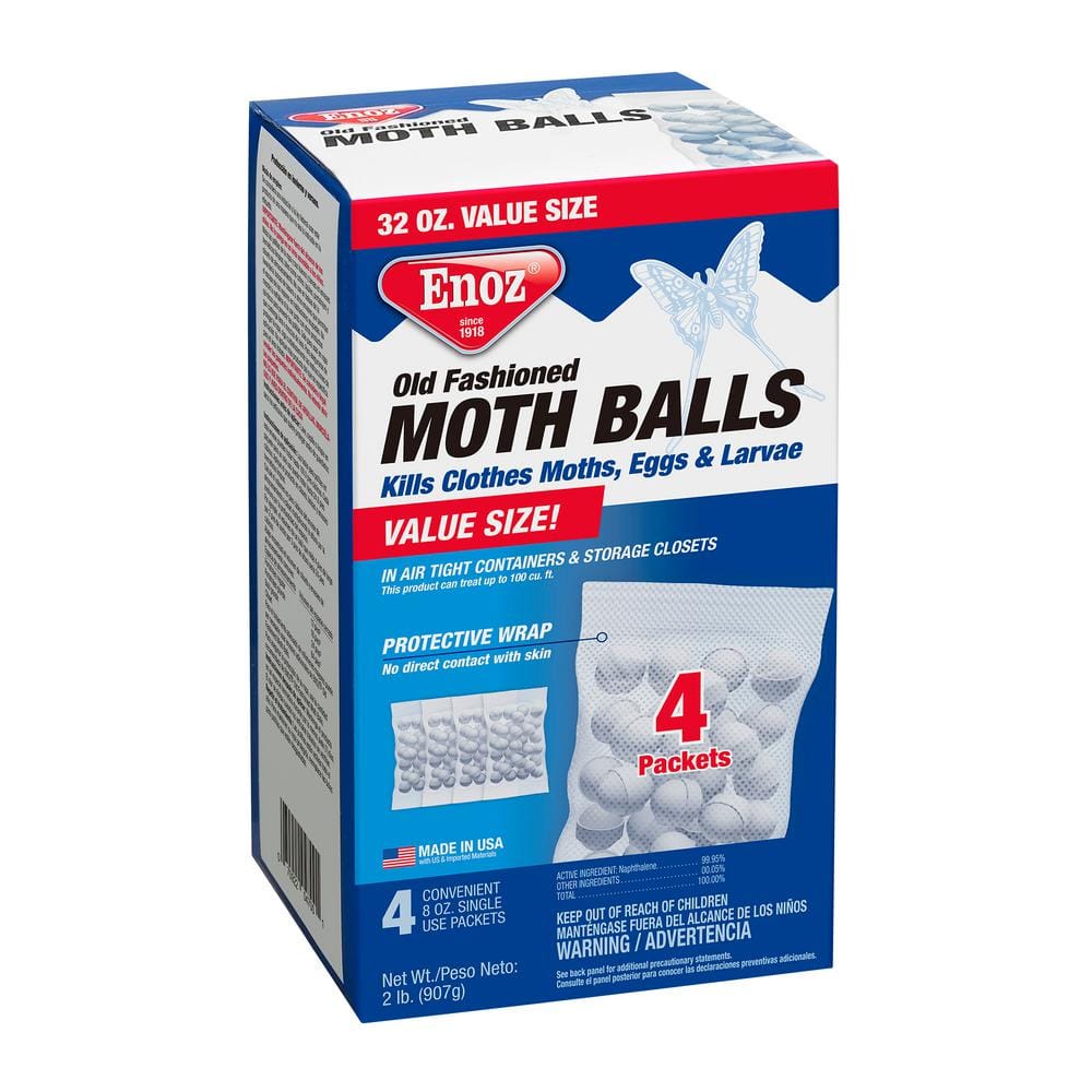 32 oz. Naphthalene Moth Control Balls (1-Box) - Hercitys