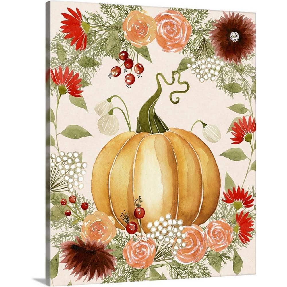 24 in. x 30 in. Red Autumn I by Grace Popp Canvas Wall Art - Hercitys