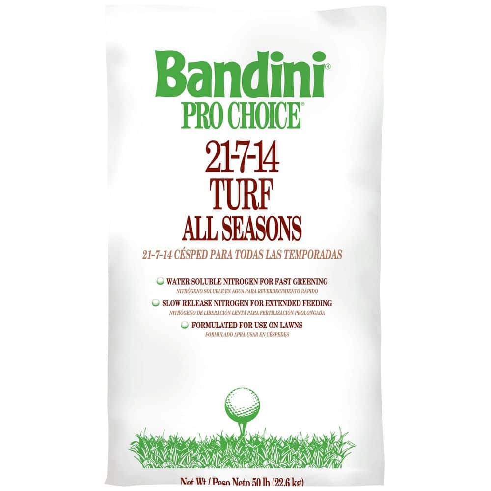 50 lbs. 10,000 sq. ft. Pro Choice Turf All Seasons 21-7-14 Lawn Fertilizer - Hercitys