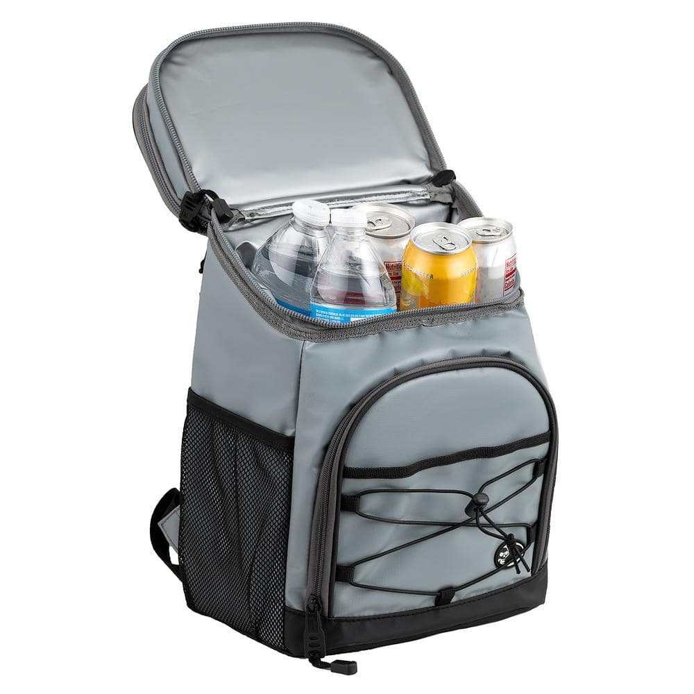 11 in. 16-Can Weather Resistant Backpack Cooler Bag - Hercitys