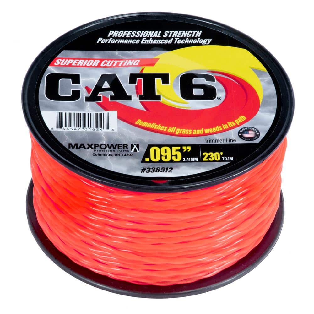 0.095 in. x 230 ft. CAT6 Twisted Trimmer Line - Hercitys
