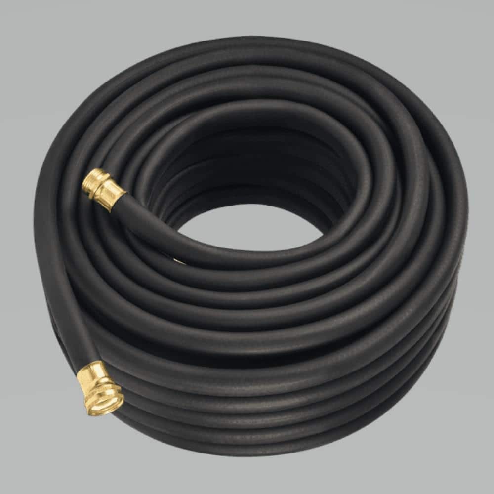 1/2 in. Dia x 100 ft. Premium Rubber Garden Hose - Hercitys