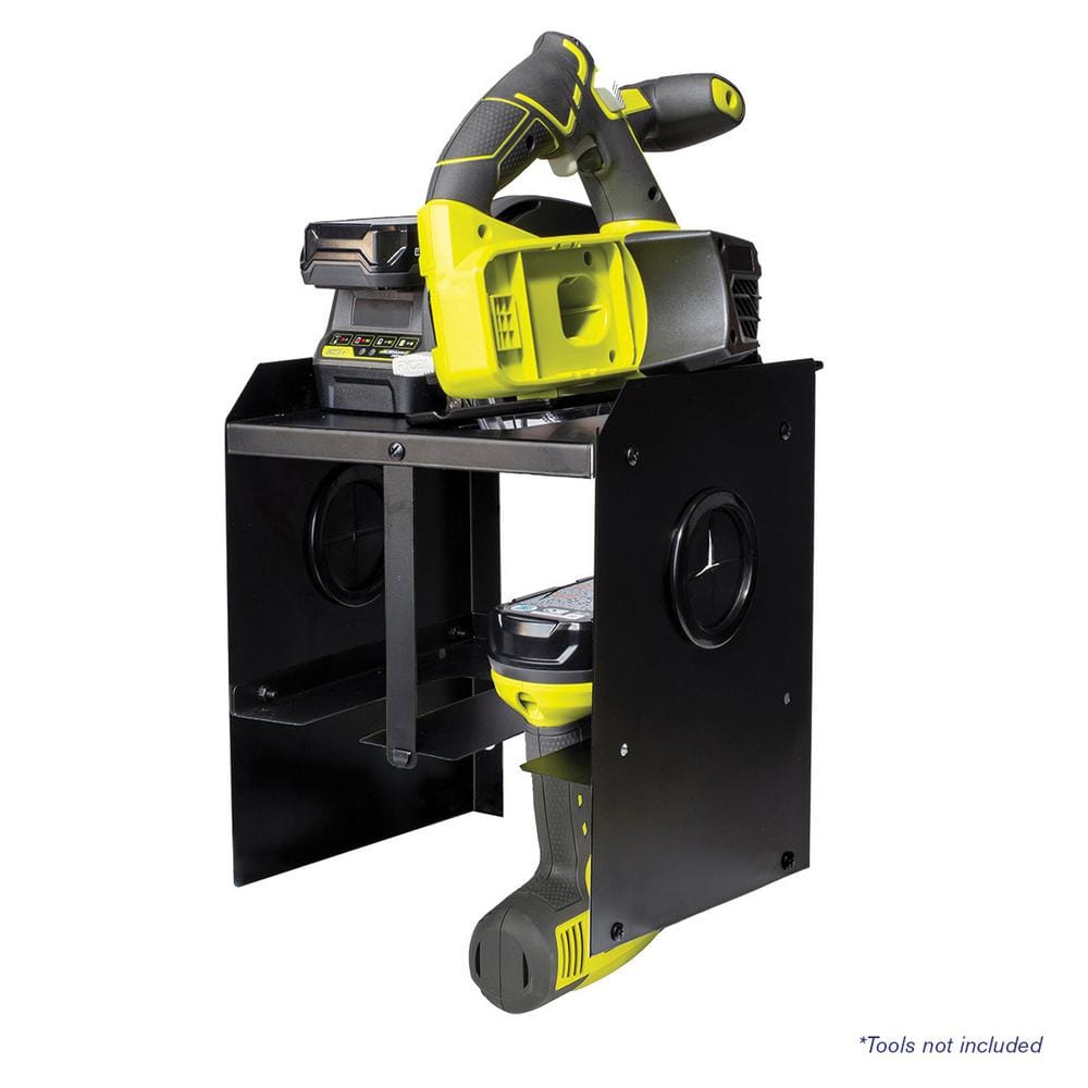 2-Bay Wall Mounted Power Tool Organizer - Hercitys