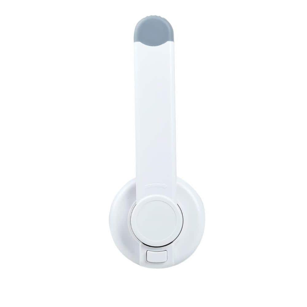 1-Piece Bath Hardware Set Baby Toilet Lock with Mounting Hardware 3M Adhesive in White - Hercitys