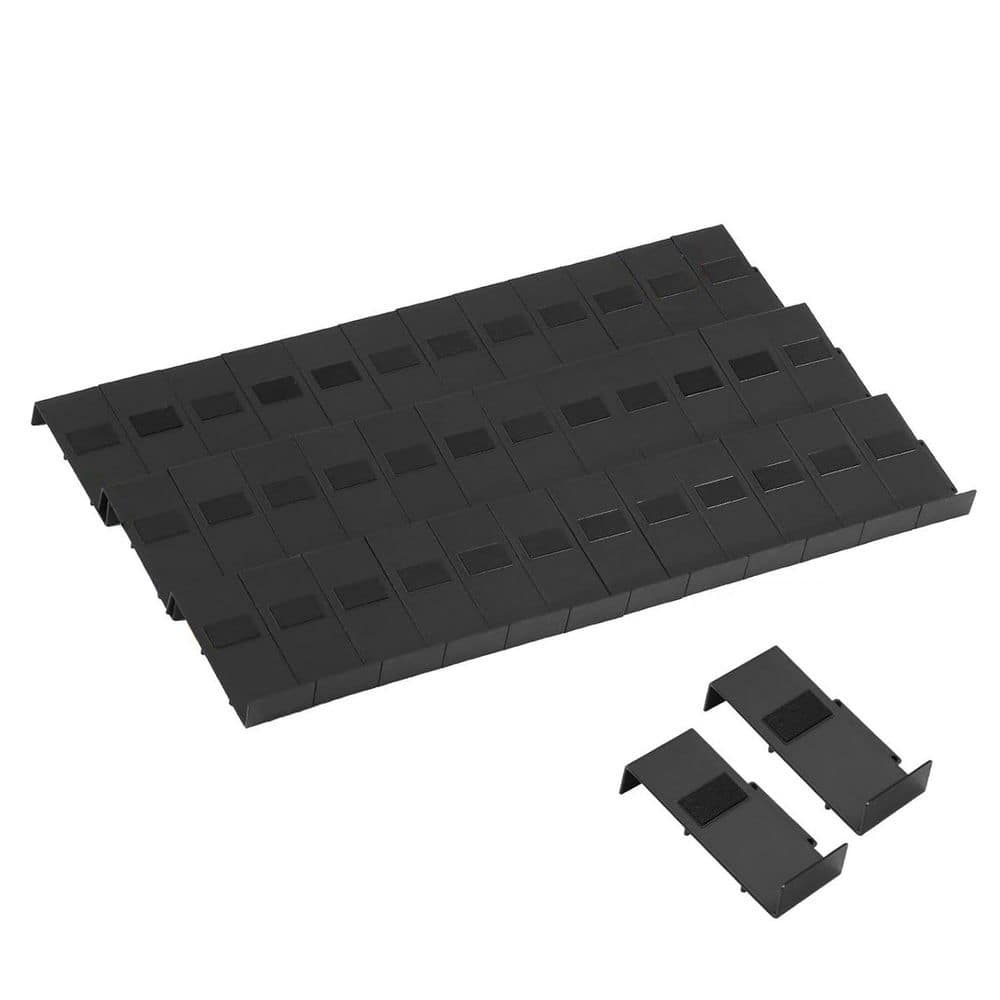 36PCS Interlocking Expandable Spice Rack Tray Insert Drawer Organizer Durable Plastic Customizable Layout - Hercitys