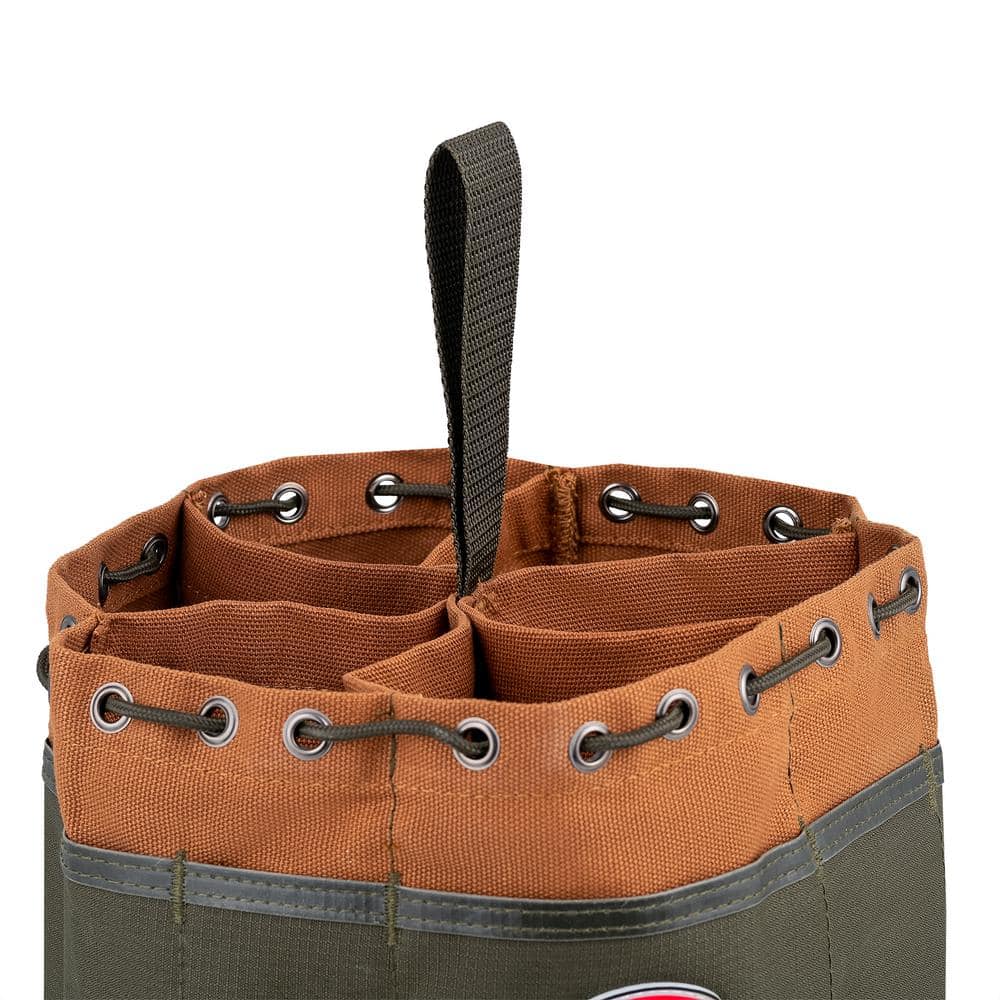 10 in. Parachute Parts Tool Bag in Brown - Hercitys