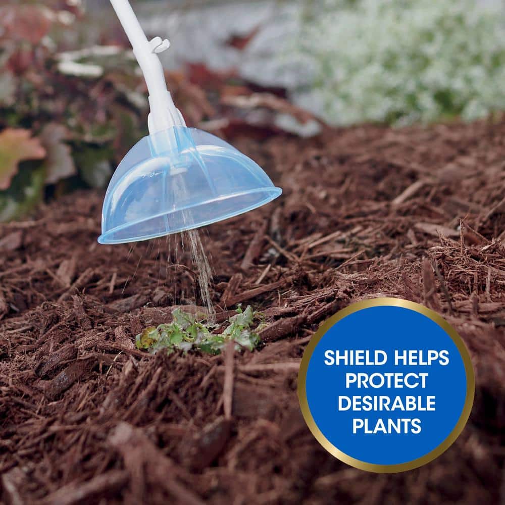 1 Gal. Dual Action Weed and Grass Killer Plus 4-Month Preventer with Sure Shot Wand - Hercitys