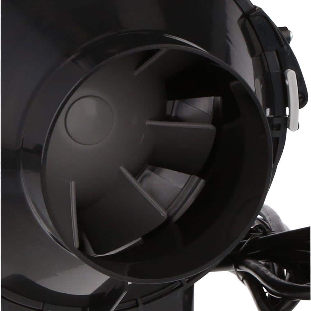 210 CFM 4 in. Mixed Flow In-Line Ventilation Exhaust Duct Fan - Hercitys