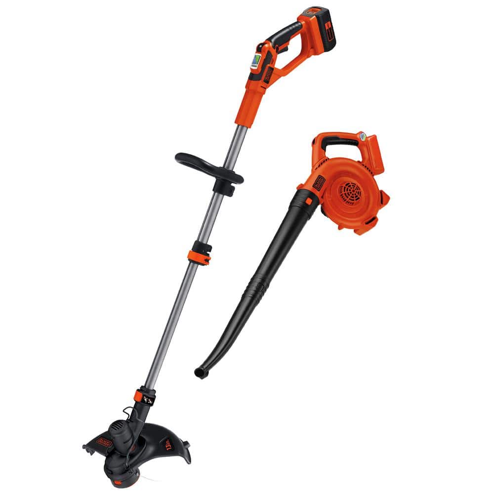 40V MAX Brushless Cordless Battery Powered String Trimmer (1) 2Ah Battery & Charger & Leaf Blower (Tool Only) - Hercitys